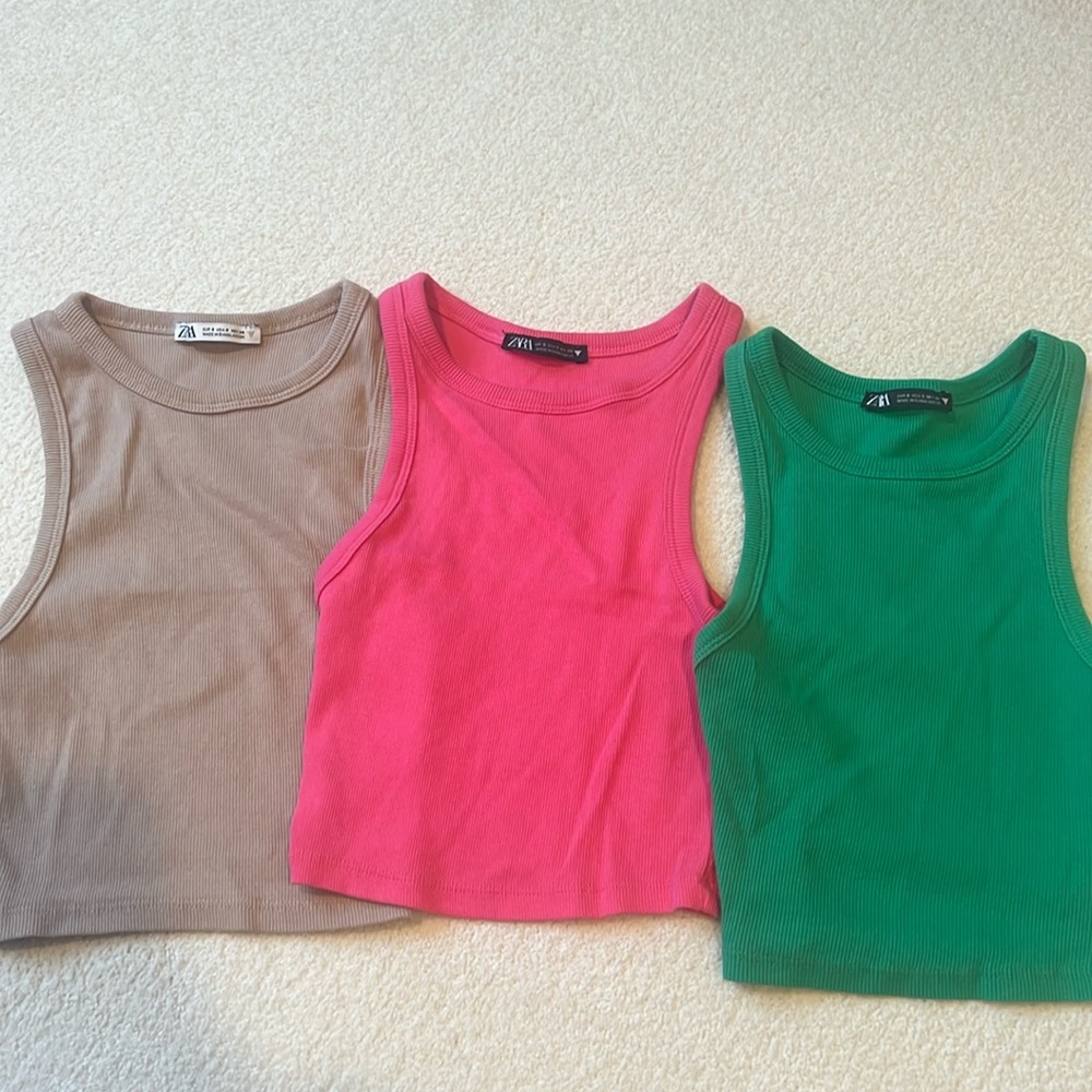 Set of 3 Zara Tanks